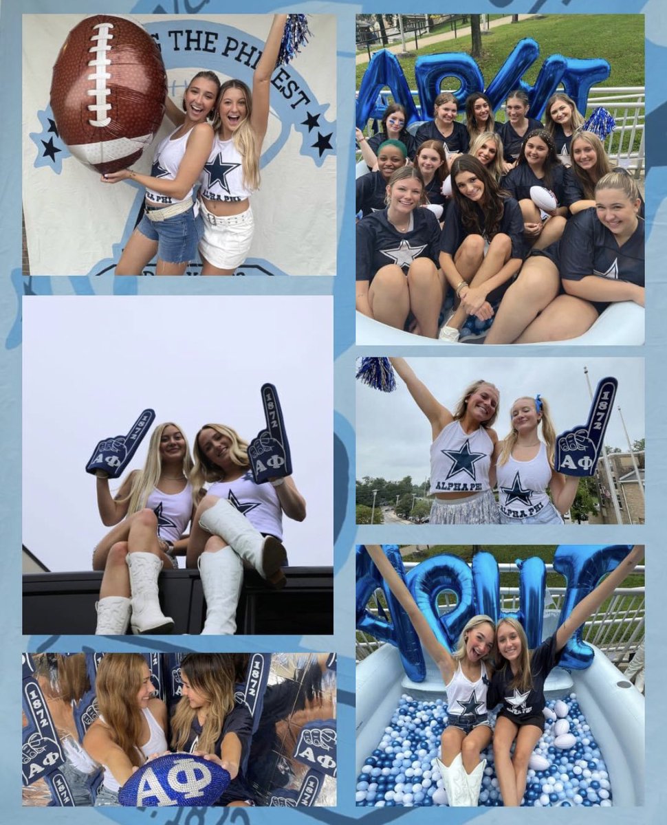 BID DAY 2023!!!! We drafted the Phinest girls home to aphi today!!! So much love for our new members as we cannot wait to watch them live out their aphi experience! 💙🏈🤩✨