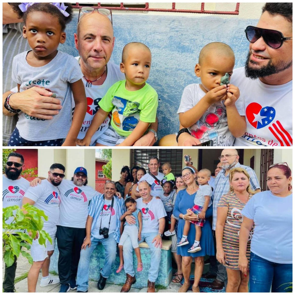 #PuentesDeAmor y #CodePink visitan casa de acogimiento de niños sin amparo filial en Santa Clara.
Allí conocieron de 1ra mano de la labor de amor de los trabajadores de ese centro con los niños que residen en ese hogar.
Allí confirmaron una vez más que #CubaEsAmor
#DeZurdaTeam 🤝