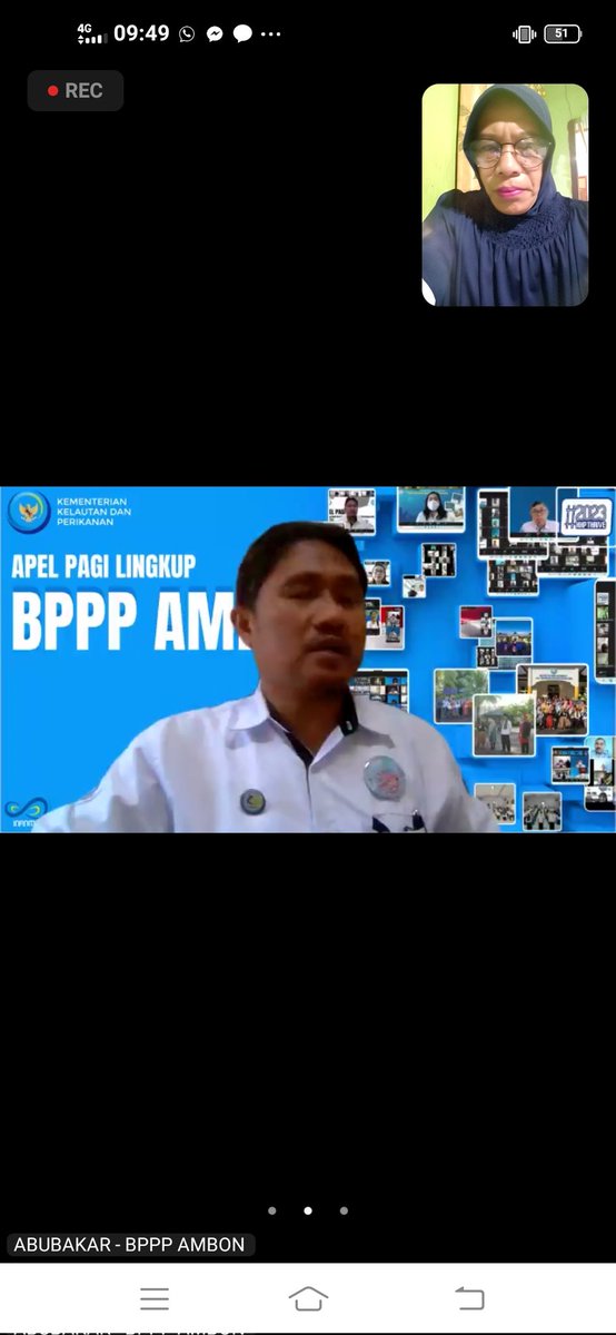 SaidaUmagapi's tweet photo. Senin 28/08 , Saida Umagapi Luhkan Sula Bp3ambon Mengikuti zoom Apel pagi Lingkup pegawai Satminkal Bp3ambon
#GiatluhkanBp3Ambon
#LuhlaporSatminkalBp3Ambon https://t.co/oe5yTGOzma