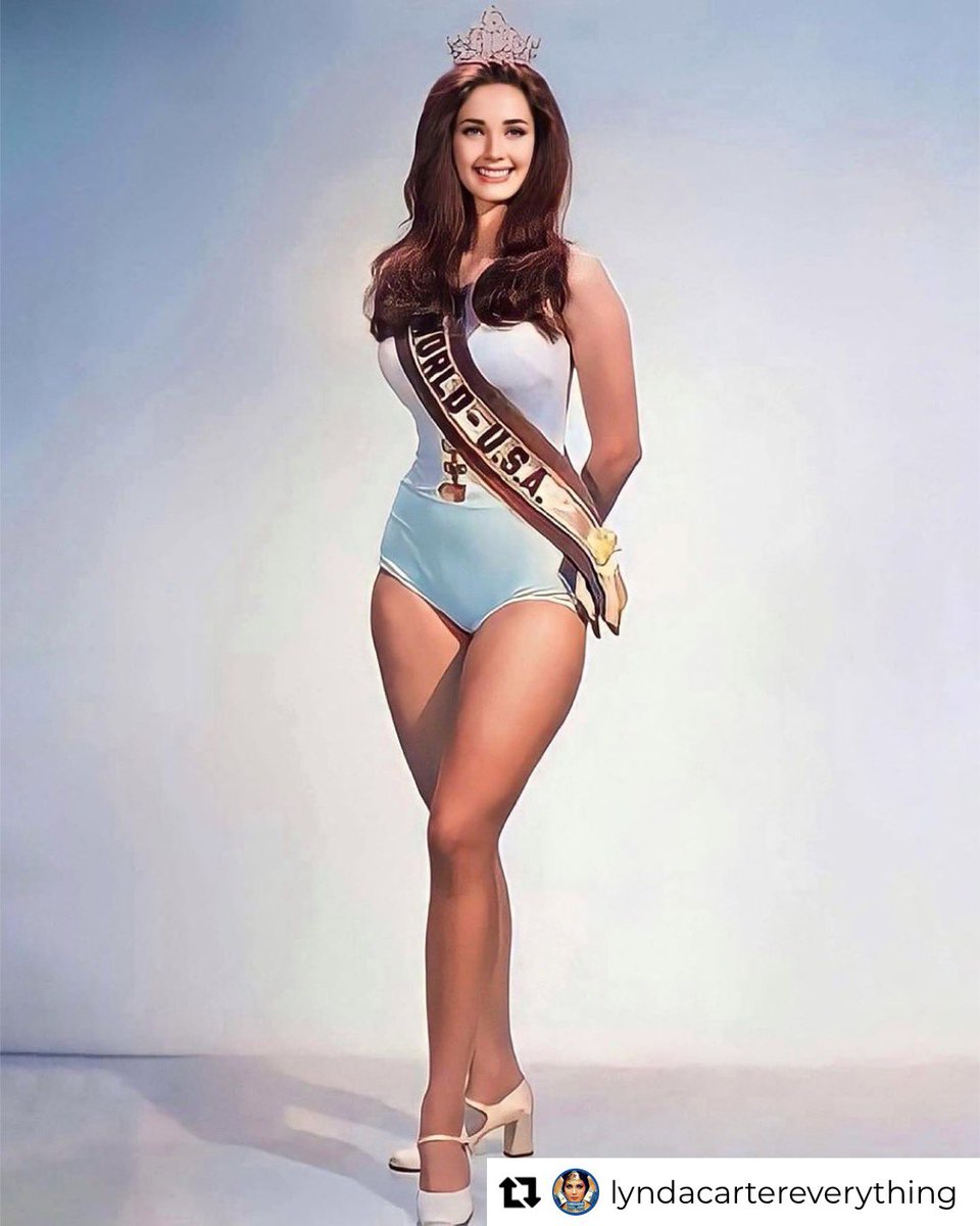 BRubberdom's tweet photo. Who was your #Superheroine #Barbie role model from a younger years? Muah 😘 #LyndaCarter OG #WonderWoman 

Repost from @lyndacartereverything
•
Colorized photo of Lynda Carter as Miss World USA.

#lyndacarter #missworldusa #missworld #missphoenix #missarizona #beautypageant https://t.co/x1pJO5l66B