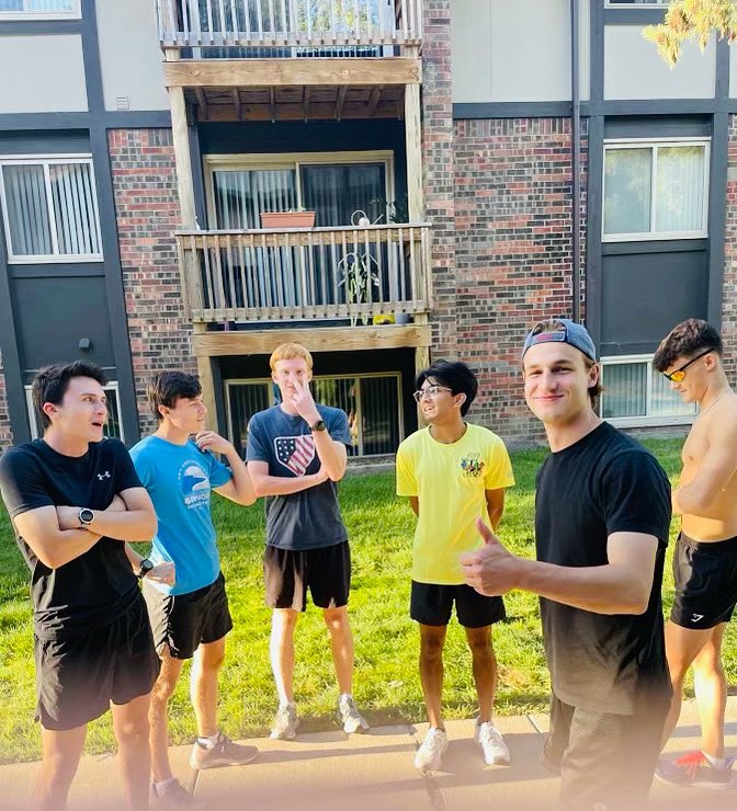 Received a text from a group of our alumni up at MSU. Pretty neat to have guys from three different graduating classes get together to share some miles, tell some stories and reminisce. Good stuff!