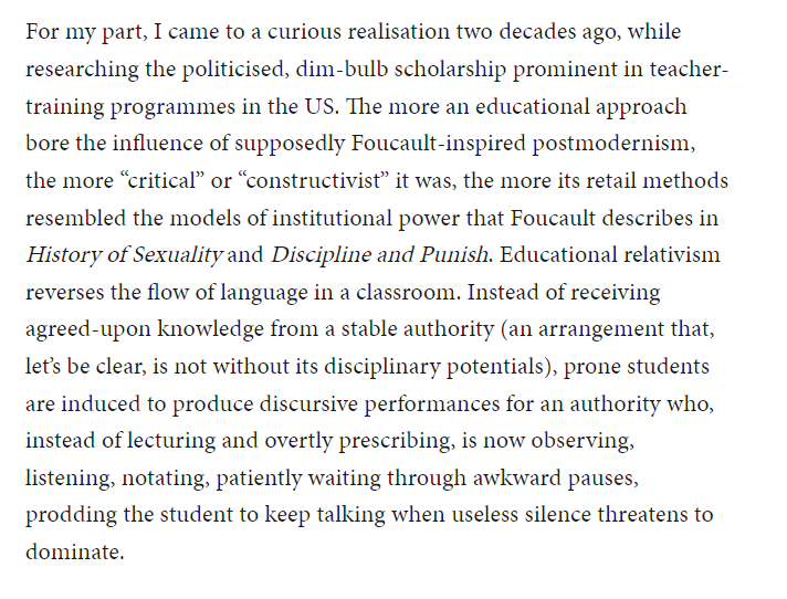 mikesalter74's tweet photo. I don't fully agree with this piece, but this aside about the direction of modern education is very well-observed. https://t.co/geUeORcnLe https://t.co/JI3jfspCHP