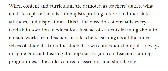 mikesalter74's tweet photo. I don't fully agree with this piece, but this aside about the direction of modern education is very well-observed. https://t.co/geUeORcnLe https://t.co/JI3jfspCHP