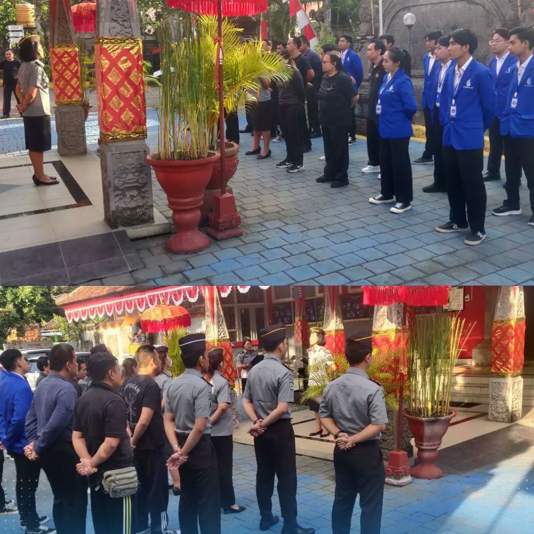 RupbasanDps's tweet photo. DENPASAR - Senin, 28 Agustus 2023, Pimpin Apel Pagi, Karupbasan Denpasar Ingatkan Bekerja Sesuai SOP.
🌟RUSITA🌟
@kemenkumhamri
@kemenkumhambali
@divisipaskanwilbali
.
#KumhamRI
#KamiPasti
#Pemasyarakatan
#Rupbasan
#KumhamPastiProduktif
#LayananPrima https://t.co/QuADSKfB7u