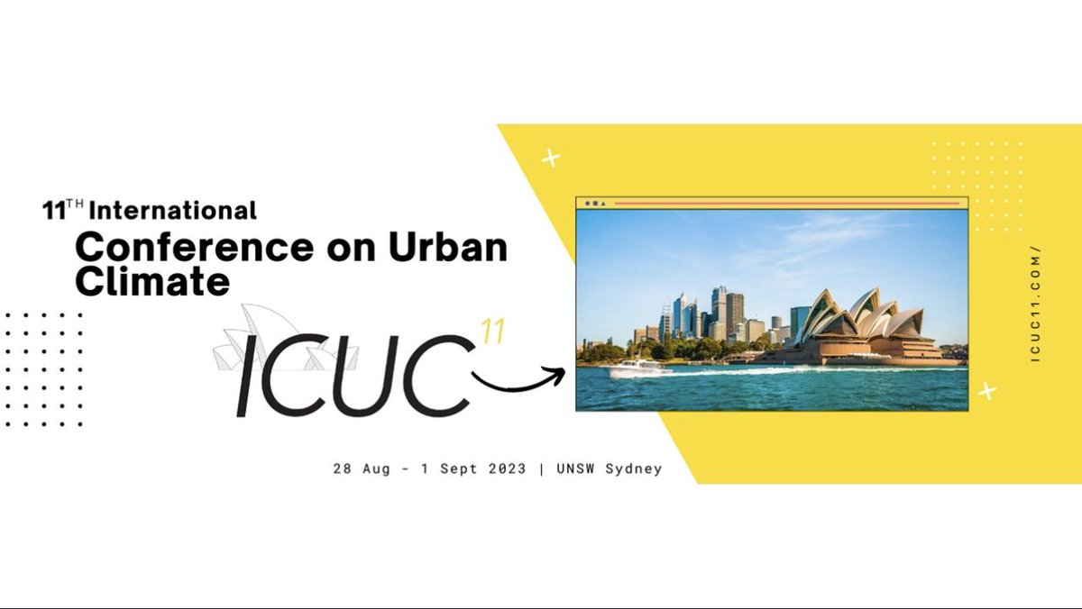 HenryIbitolu's tweet photo. Looking forward to an exciting week in Sydney at the 11th International Conference on Urban Climate #ICUC11

Over the week, I’ll be giving an oral presentation on my PhD work. And on Thursday I’ll also be co-chairing a session looking at how urban processes affects climate https://t.co/KhelxIv2AR