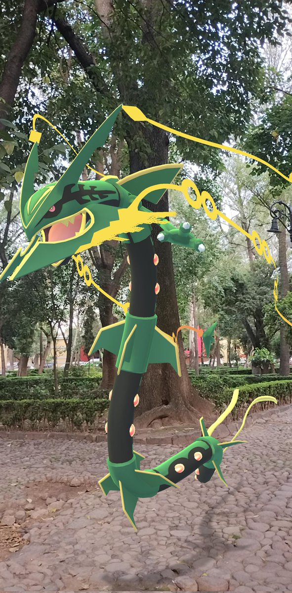 SkDiCaz's tweet photo. #PokemonGOFest2023 #MegaRayquaza https://t.co/ryPbIvBRbf