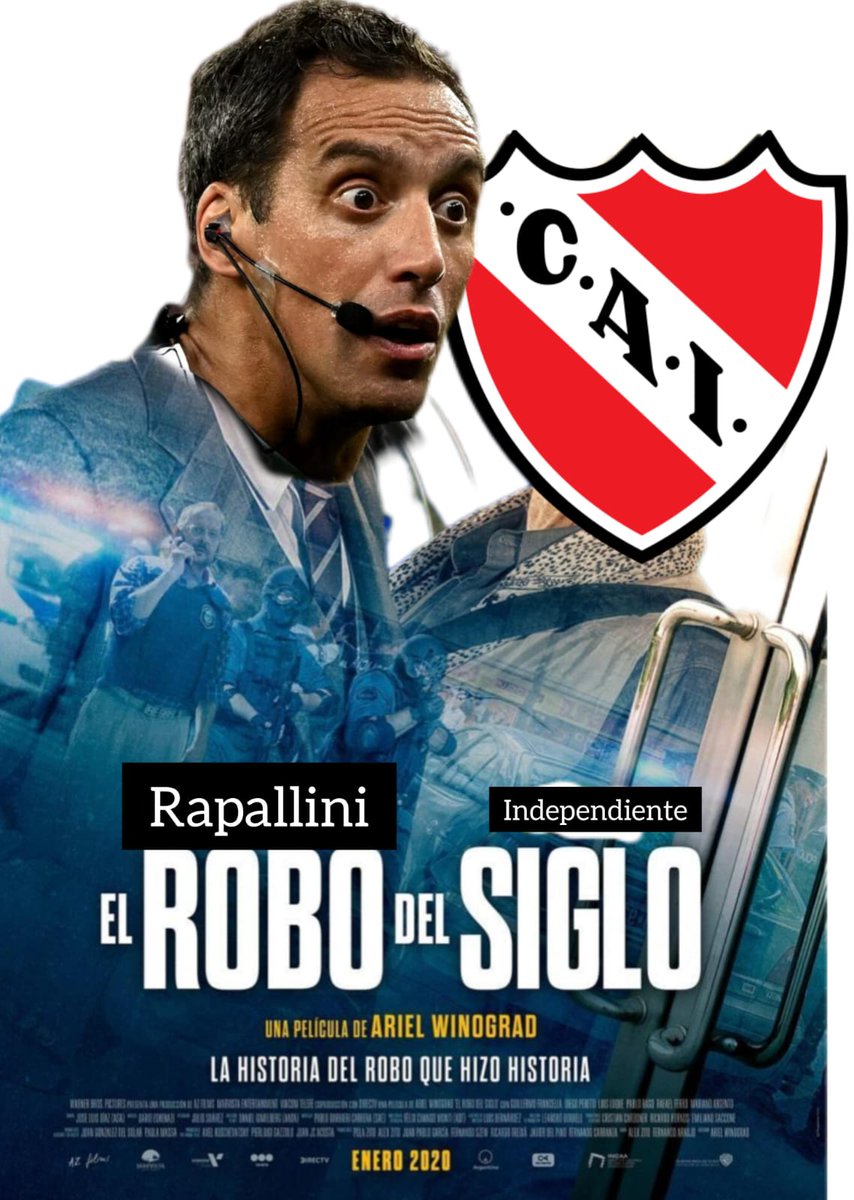 😐 Hasta mañana, gente. Sólo para los que se puedan ir a dormir tranquilos. #AFAno en Avellaneda. Fernando Rapallini actor principal de otro #RoboDelSiglo.

¡A levantarse, #Vélez, que nunca está muerto quien pelea!