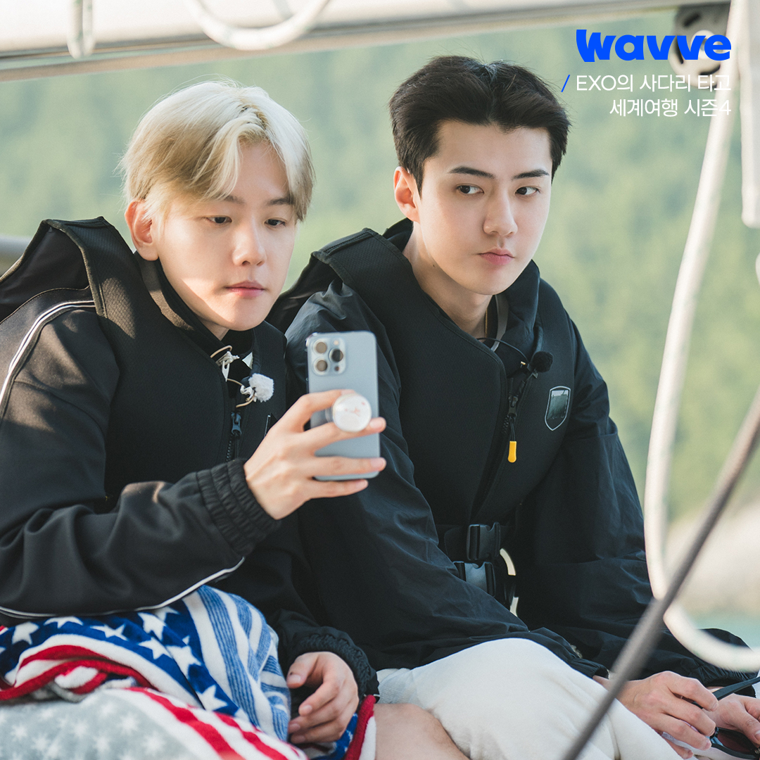 wavve_official's tweet photo. 액티비티🔫물놀이🚣‍♂️바비큐🍗
완전 여름 엠티 바이브 가득💓

[EXO의 사다리타고 세계여행4]
웨이브에서 독점 스트리밍 중
가장 먼저 만나보세요🌊
JUST DIVE Wavve

#웨이브 #웨이브오리지널 #Wavve #웨이브왜봐요 #엑소의사다리타고세계여행4 #엑사세 #EXO #��열 #디오 #첸 #수호 #시우민 #백현 #세훈 https://t.co/OVsNc56Miy