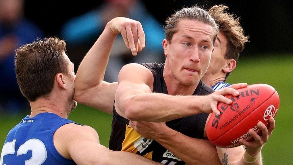 Notable milestone in the VFL this weekend, with Werribee's Matt Hanson to play his 100th senior game. He's battled injuries over the journey. He's also won four best and fairests (a club record), and is admired and respected at all clubs.