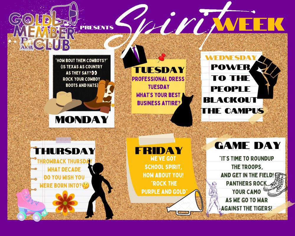 GMC Spirit Week is here‼️ #WarAgainstTigers #LaborDayClassic #PVAMUvsTSU