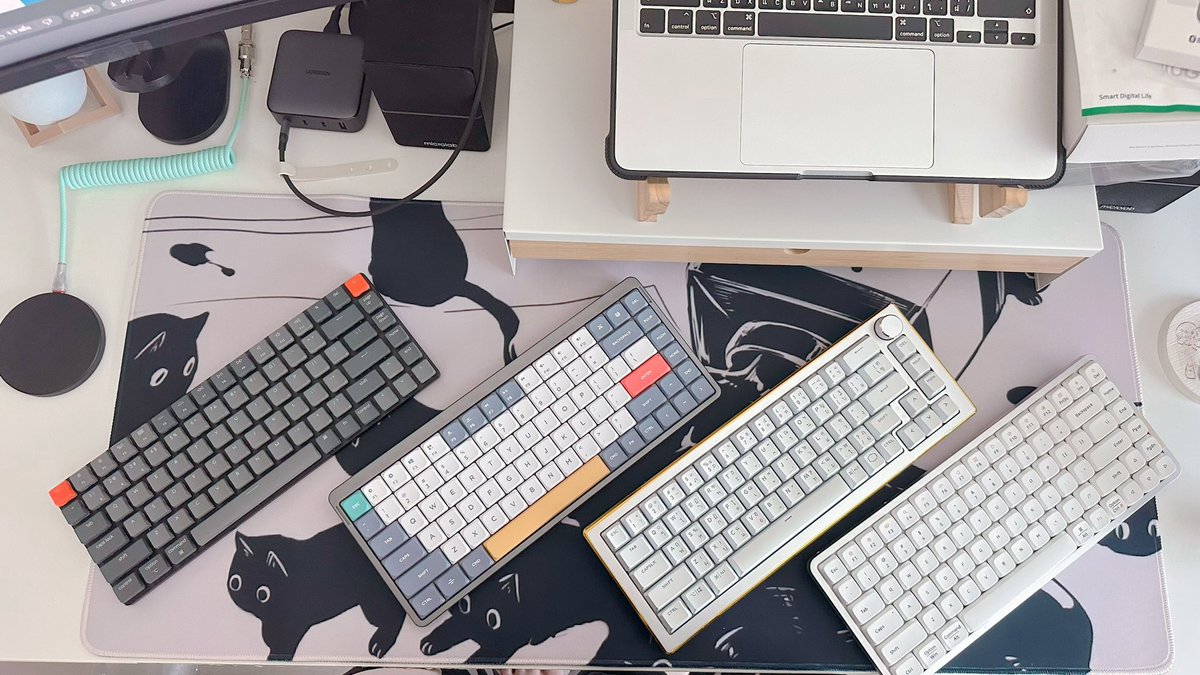 cxnucomethru's tweet image. สาเหตุของการขยัน 🥹
⌨️ Keychron K3
⌨️ Nuphy air 75
⌨️ COOLER MASTER CK721
⌨️ Lofree Flow

#เรียลทำงาน #ThankYouJavascript
