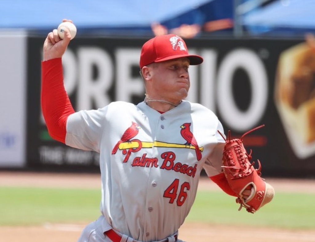 Cade Winquest fired off 2 scoreless tonight, picking up 2Ks during his work today. Winquest is putting together a strong August, and building on a strong July where he pitched to a 3.05 ERA and picked up 26ks in 20.2 innings #JLSquad 

#PROISSUE #DNA by: <a href="/cwinquest_34/">Cade Winquest</a>