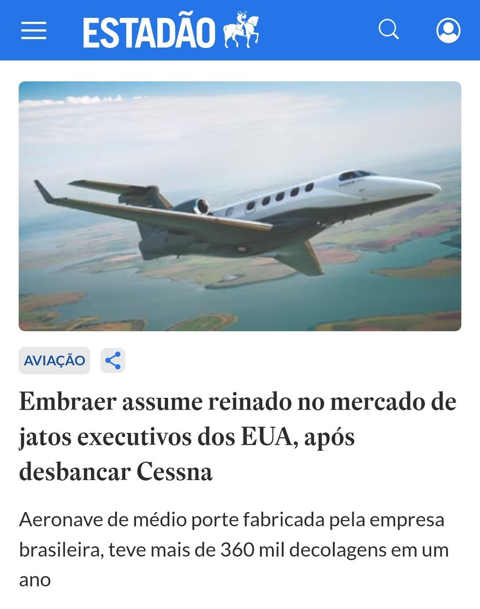 Prof_AndersonC's tweet image. O avião executivo mais voado nos Estados Unidos é Brasileiro. 

100 anos atrás, Santos Dumont dizia que o Brasil precisava de uma Faculdade de Engenharia Aeronáutica, para então depois construir sua indústria... deu certo e agora somos protagonistas mundiais.