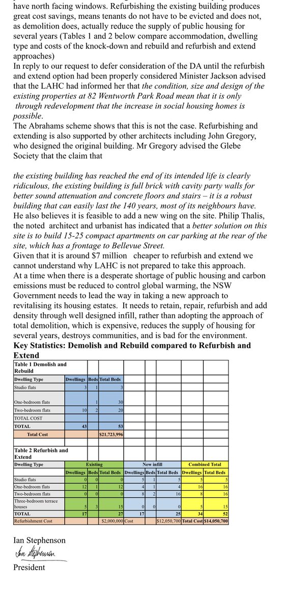 “I worry about families and particularly large mixed groups, building cell like apartments does not accommodate them.”

Emily Valentine on why the govt’s proposal for 82 Wentworth Park Rd is substandard and why they should consider The Glebe Society’s alternative. 
#Save82WPR