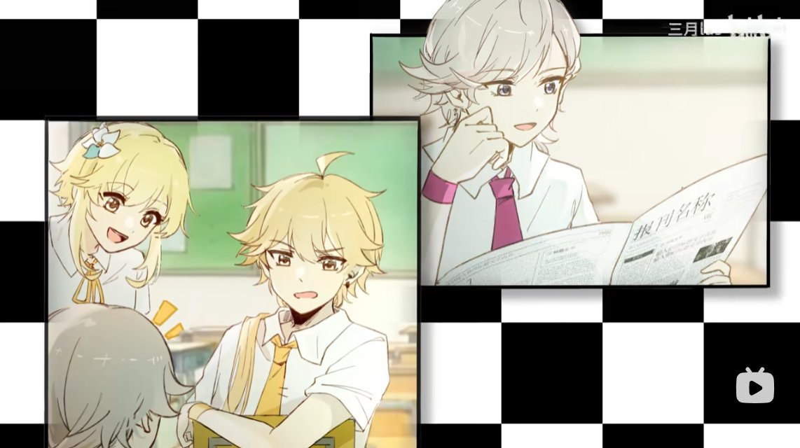 GenshinUpdate's tweet photo. Fanmade video by 三月lus and 冷宝Genin "怪盗L的预告函" (Phantom Thief L's Announcement Letter)
Sharing because the story is really interesting to watch xD
▶️ https://t.co/VJWZzTRgUe https://t.co/mxXgHFRY8O