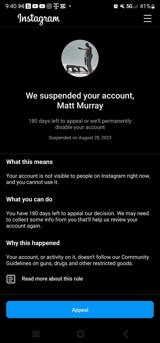 the1776usa_'s tweet photo. @instagram  continuing to be the biggest tools https://t.co/8PweHGyKt2