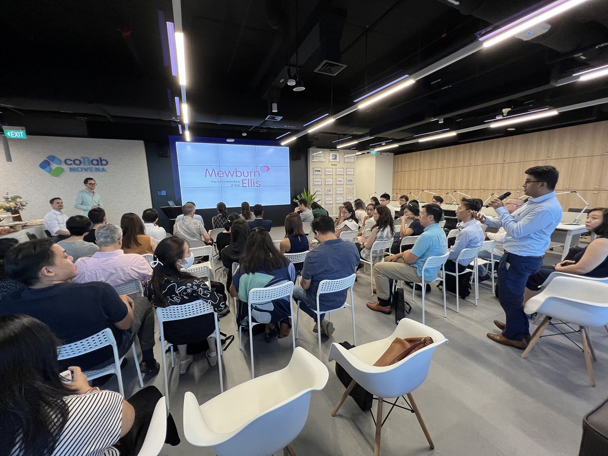The IP seminar held on August 11 in collaboration with Mewburn Ellis LLP drew a large and engaged audience. Dr Adam Gregory and Dr. Eliot Ward presented impactful case studies on patent strategies benefiting Singaporean biotech firms

#co11abNovena #biomedtech #incubator #biotech
