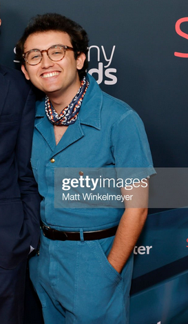 jetlagfits's tweet photo. steal his look ✨ 2023 streamys ben

jet lag buff by ben's mother ($∞)
heritage short sleeve jumpsuit in marine blue by big bud press ($275) https://t.co/rVnoJpvpZo