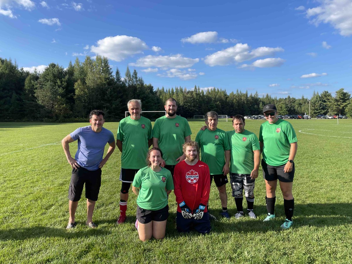 Adult Rec green team! 2023 summer season closing tournament was a great success at Gostick Park