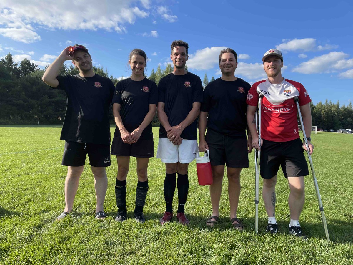 Adult Rec black team! 2023 summer season closing tournament was a great success at Gostick Park