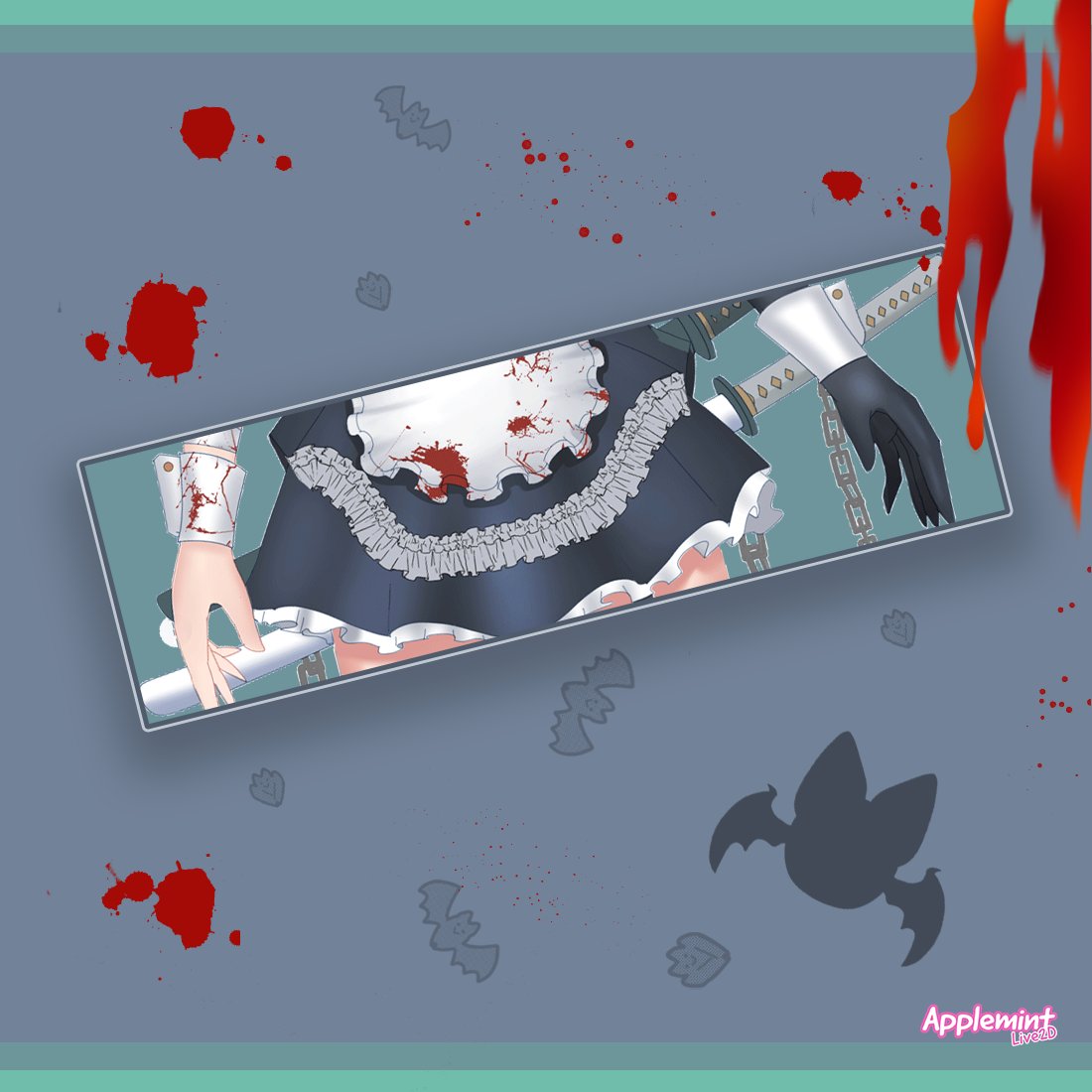 Applemint_Live's tweet photo. A fusion between maid and a bat?!

For inquiries https://t.co/esR6hJ57SW

#Vtubers #live2d #live2dassets #live2dmodel #hololiveenglish #hololivememes #hololivememe #VtuberUprsing #artwork #illustration #DigitalArtist https://t.co/YWAGPPIY17