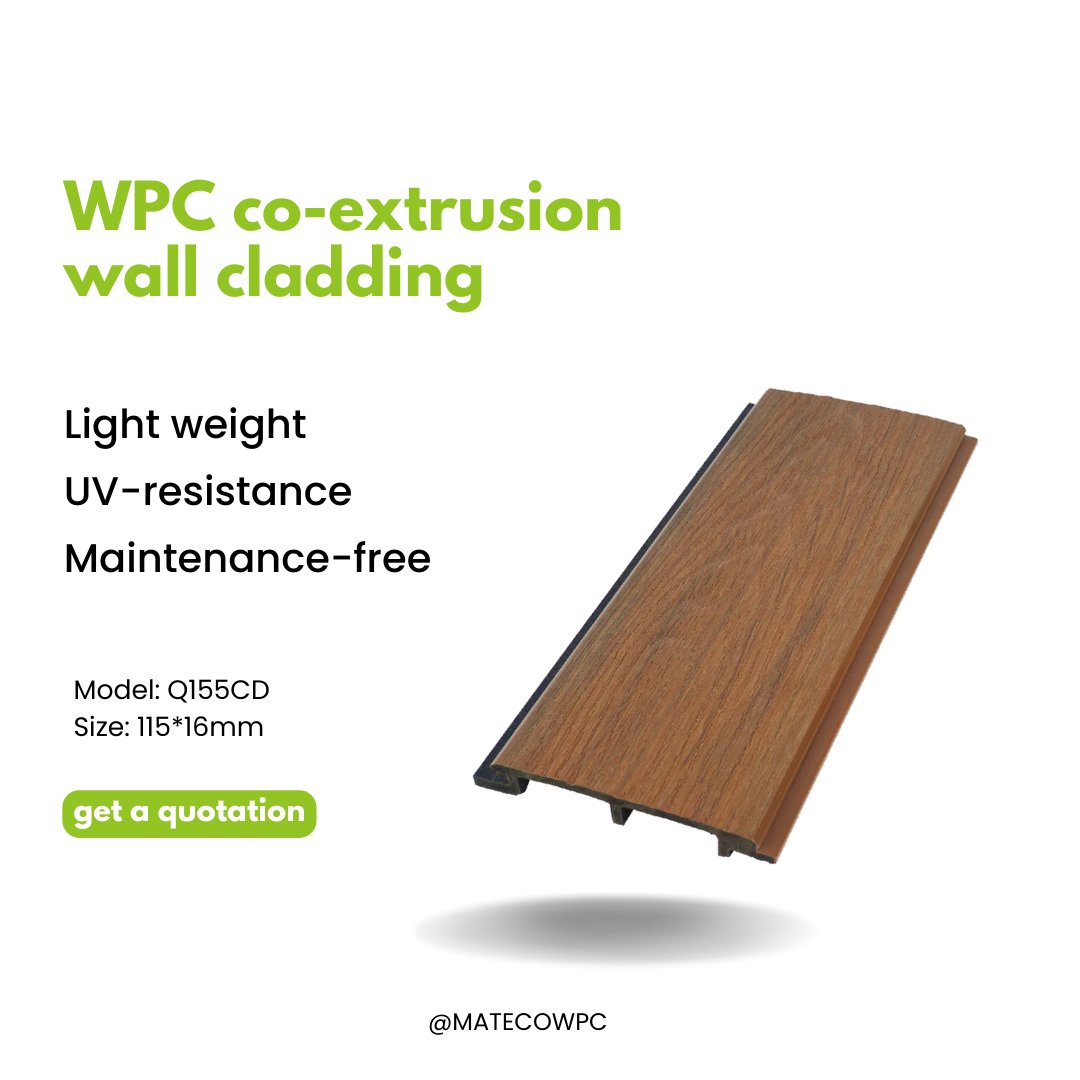 matecowpc's tweet image. Introducing our exquisite WPC exterior wall cladding - the ultimate solution for enhancing your space.

Website: matecowpc.com 
#mateco #wpcwallpanel #wallpanel #wpc #homedecor #interiordesign #wpcwallcladding #خلفيات_سرير #هيدبورد #خلفيات_تلفزيون #مودرن
