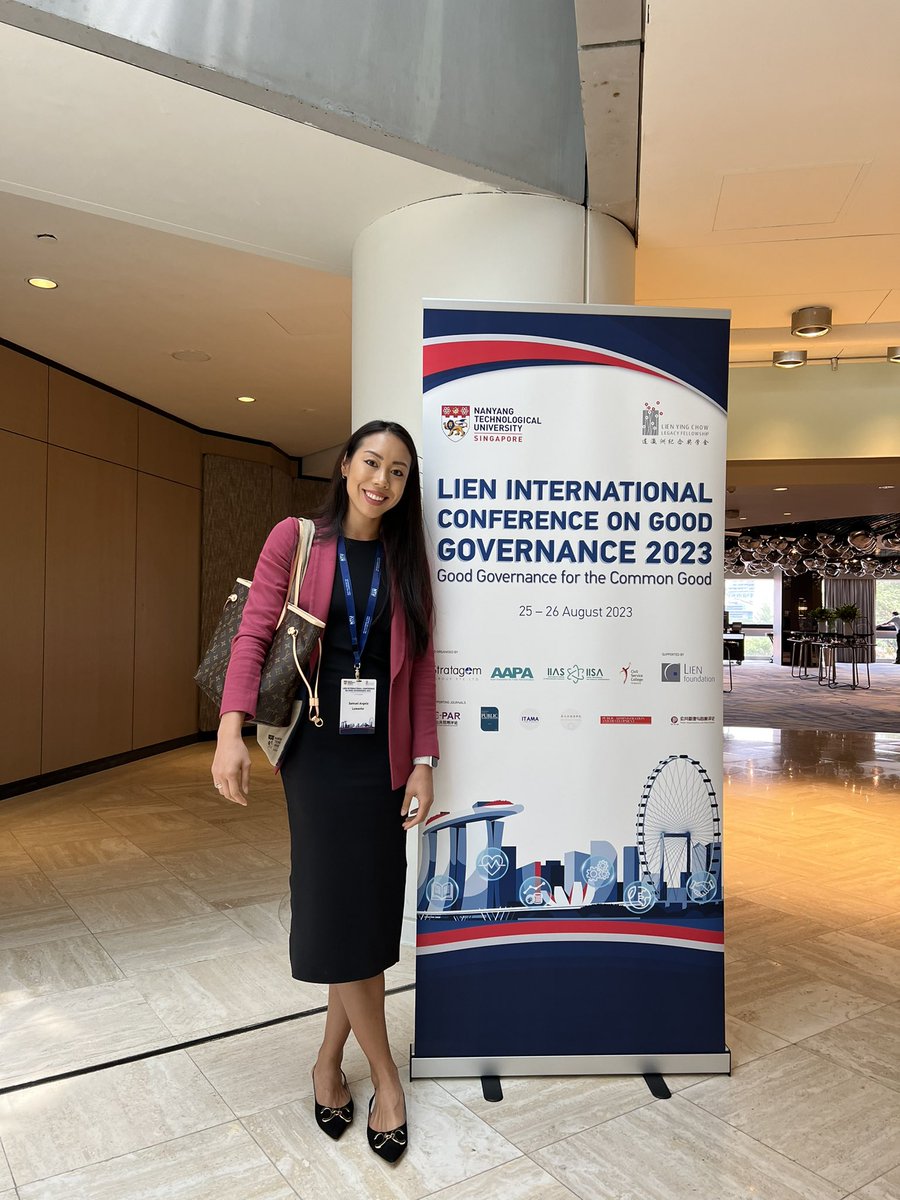 abountho's tweet photo. Thrilled to share my #LienConference2023 experience! Immensely thankful for the chance to present our research (@MrJurgenWillems, @DinhofKatharina) aligning with Minister @joteo_ylm call for inclusive policy making. Presenting in my new home, S’pore, made it even more special. 🇸🇬 https://t.co/6EFFfQEypz
