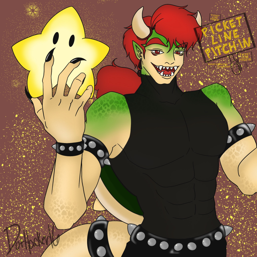 Fanart4Donation's tweet photo. Thanks to Anon for the donation! They didn't leave a comment about what they wanted as far as fanart, so we left it up to our artist to decide what to draw as thanks! Drawn by Dothacker16

Thank you so much for your support for the writers and actors on strike! https://t.co/HvufgNcdet