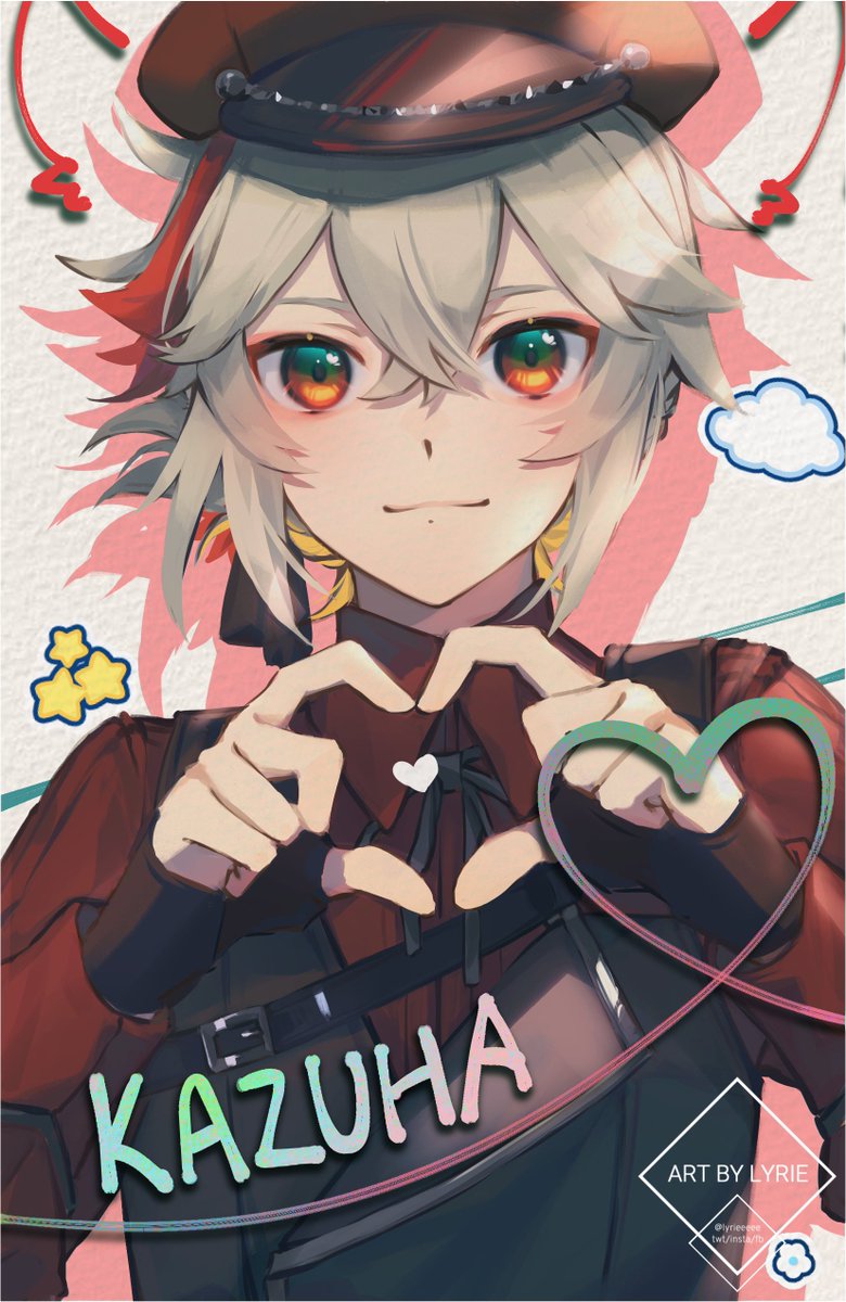 楓原万葉 「Hat Guy #readyforfontaine #hoyocreators 」|ℓуяιє 🍁🦌 Doujima 2023 H65のイラスト