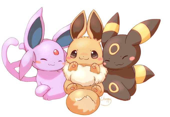 エーフィ ,ブラッキー 「#エフィブラの日 過去絵ですがお祝い この二匹