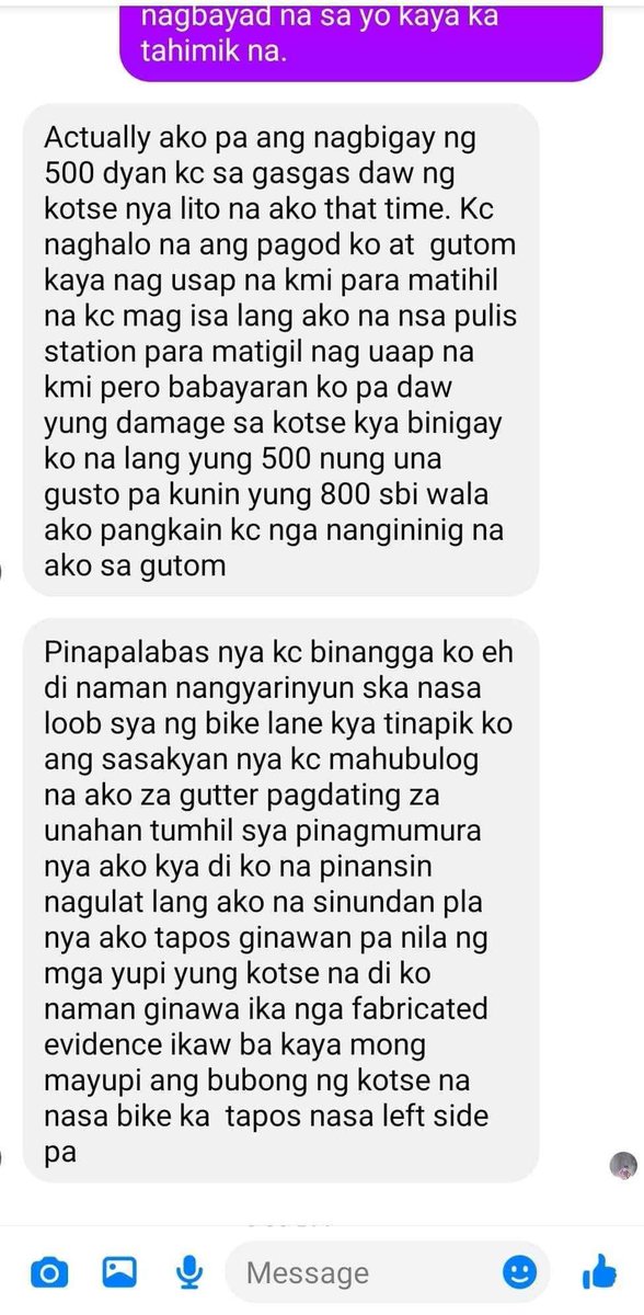 PinoyAkoBlog's tweet photo. Grabe yung kinuhanan pa ng 500 ang cyclist! At pumayag naman ang mga pulis sa presinto. Ibuh. 

😡😡😡 https://t.co/HtVTzGAilF