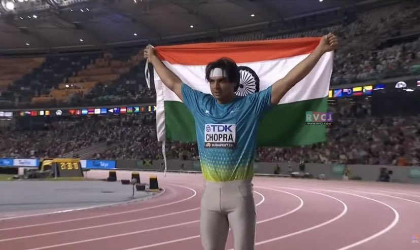 Congratulations to the new World Champion. #NeerajChopra is the epitome of focus, commitment and hard work. The perfect role model for a young India.