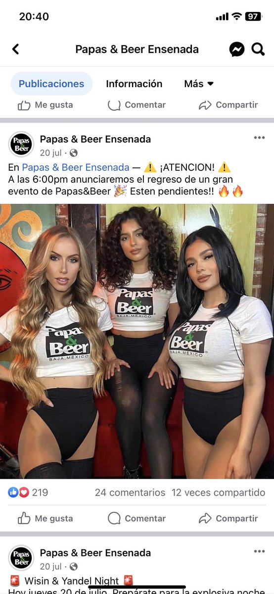 PatriciaM_R8's tweet photo. No se si antes no me daba cuenta o si ha cambiado la administración del papas en Ensenada pero que perro asco me da que su publicidad sea específicamente el consumo de la mujer como objeto 🤮 https://t.co/rCtR7UES7x
