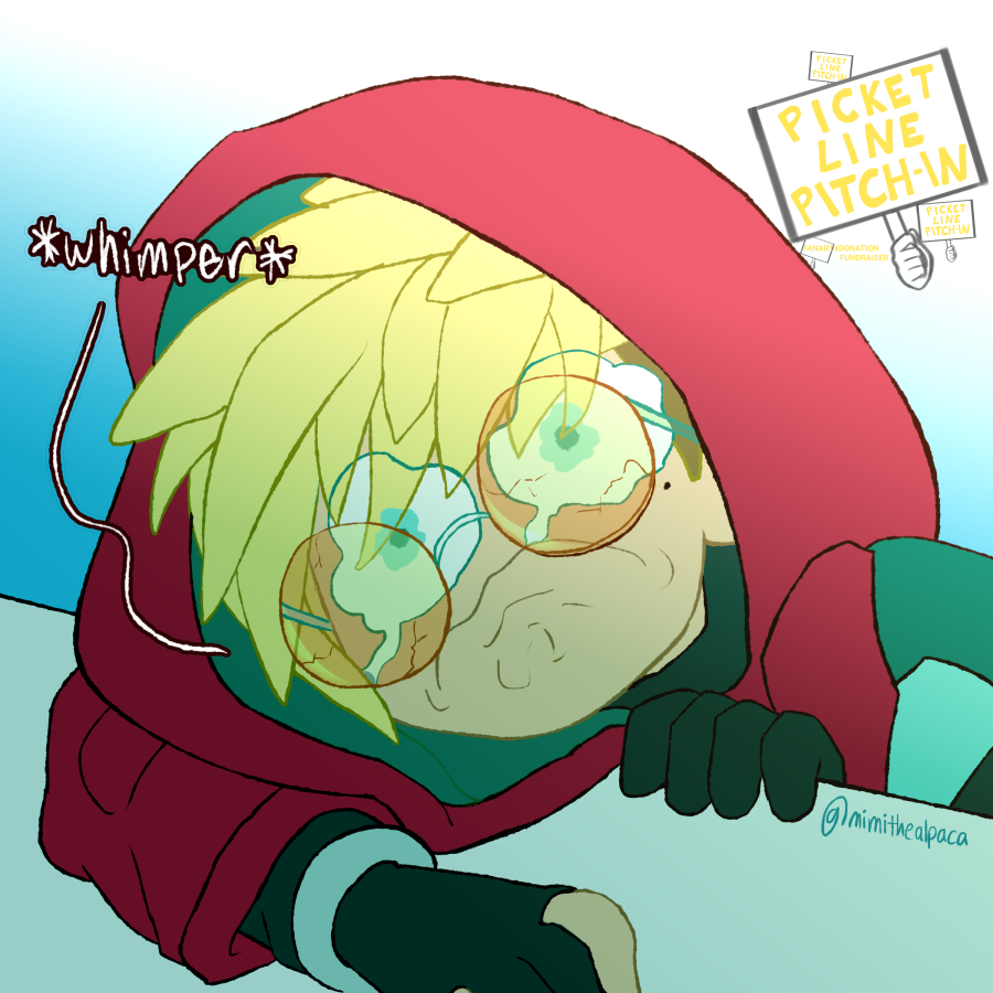 Fanart4Donation's tweet photo. Thanks to Ravyn for the Donation, who requested Vash the Stampede from Trigun Stampede with expression F6 from the Emotion Challenge!  Drawn by Mimi the Alpaca

Thank you so much for your support for the writers and actors on strike! https://t.co/MyoiCvNInf