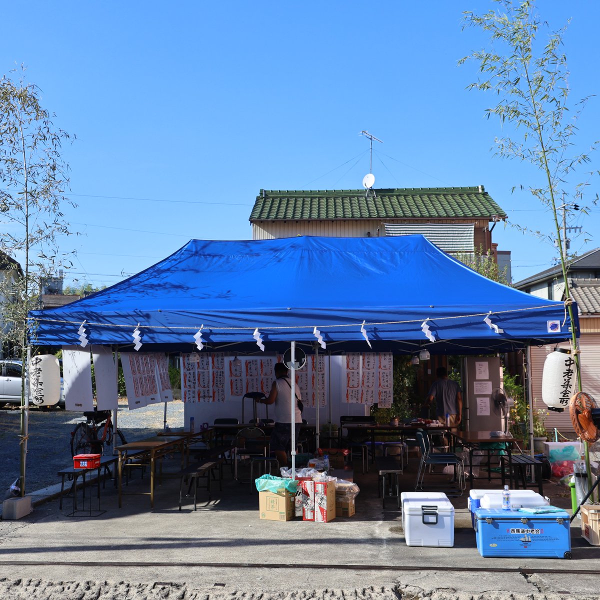 ezup_jp's tweet photo. 桑名石取祭保存会様にイージーアップテントをご使用いただきました。
ありがとうございます✨ https://t.co/3s1084OjIB