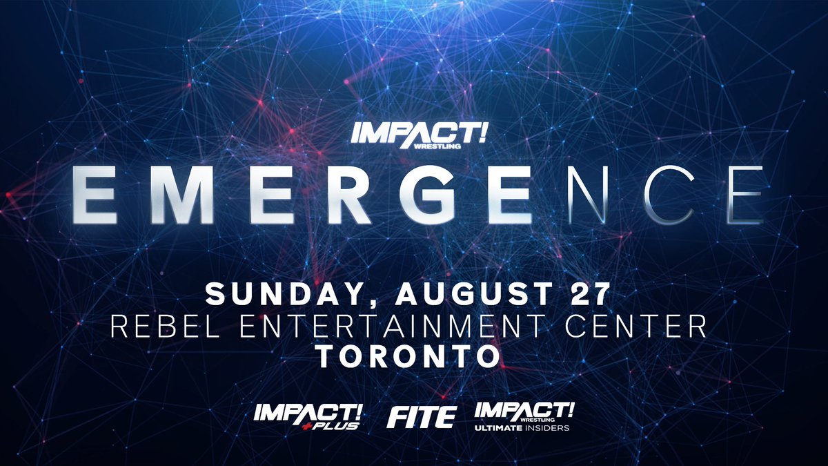 @IMPACTWRESTLING #ImpactWrestling #ImpactEmergence #Emergence #Emergence2023 #Emergence23 es HOY ES HOY listo para verlo en la noche por #FiteTV @FiteTV en latino y a ver que tal el show de Impact wrestling Emergence hoy #FiteTV #ImpactPlus Ok 7/10