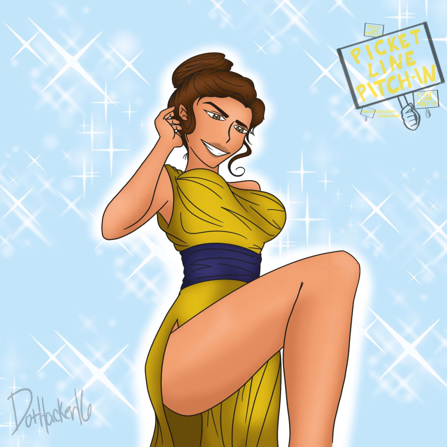 Fanart4Donation's tweet photo. Thanks to corellianjedi2 for the donation, who requested Ilsa Faust from Mission Impossible with expression B7 from the the Emotion Challenge!  Drawn by Dothacker16

Thank you so much for your support for the writers and actors on strike! https://t.co/i9cQ30nH8Z