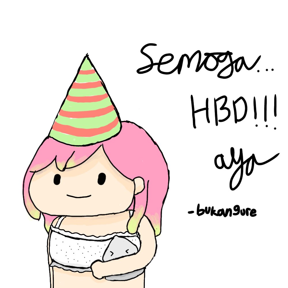 Gure_Burobu's tweet photo. Semoga... HBD!!! @MishikaAya 

#TerShiart https://t.co/wtrdEbmCqA
