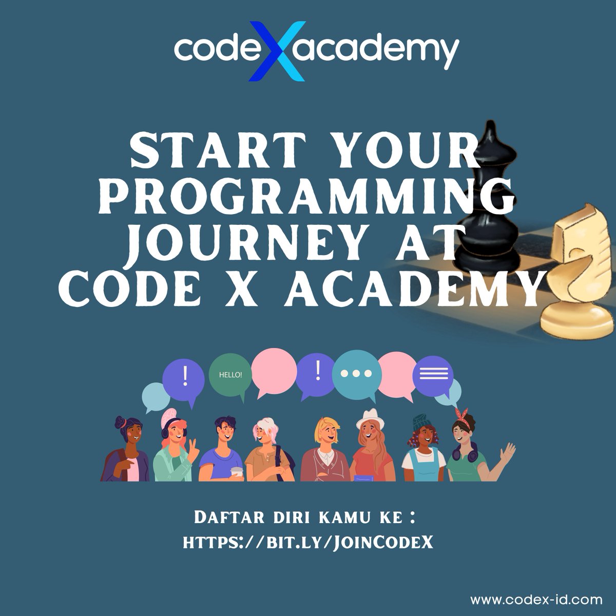 codexacademyid's tweet image. Happy Monday guys..

Daripada pusing mikirin yang sudah sudah, lebih baik tetap optimis untuk mencari jalan lain 😉