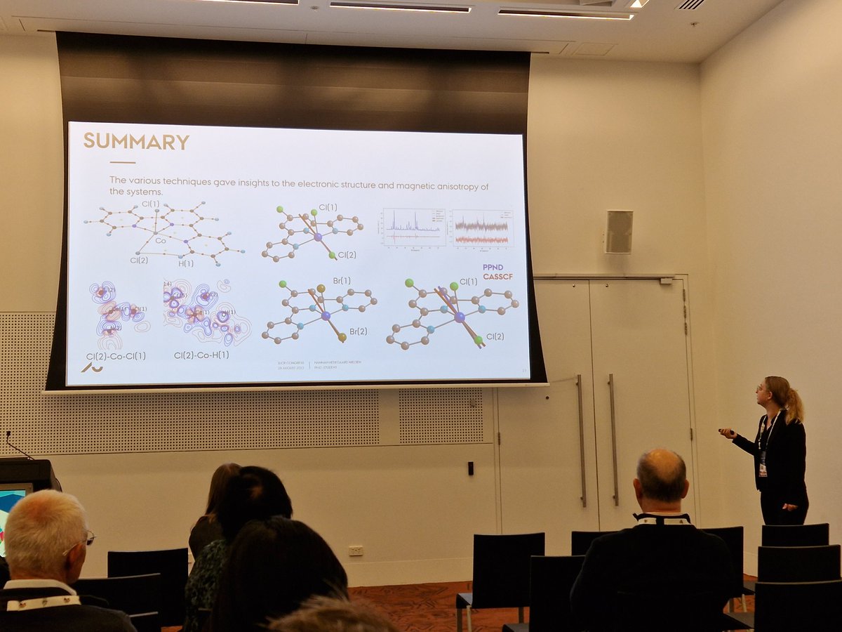 Martin Aaskov Karlsen (@martinaakarlsen) on Twitter photo Absolute excellent talks on molecular magnets by <a href="/SofieLeiszner/">Sofie Stampe Leiszner</a> and <a href="/HannahHedegaard/">Hannah Hedegaard</a> from <a href="/Chemistry_AU/">Department of Chemistry - Aarhus University</a> <a href="/NatSci_AU/">Faculty of Natural Sciences - Aarhus University</a> at the <a href="/IUCr2023/">IUCr2023</a>. #iucr2023 Absolute excellent talks on molecular magnets by <a href="/SofieLeiszner/">Sofie Stampe Leiszner</a> and <a href="/HannahHedegaard/">Hannah Hedegaard</a> from <a href="/Chemistry_AU/">Department of Chemistry - Aarhus University</a> <a href="/NatSci_AU/">Faculty of Natural Sciences - Aarhus University</a> at the <a href="/IUCr2023/">IUCr2023</a>. #iucr2023