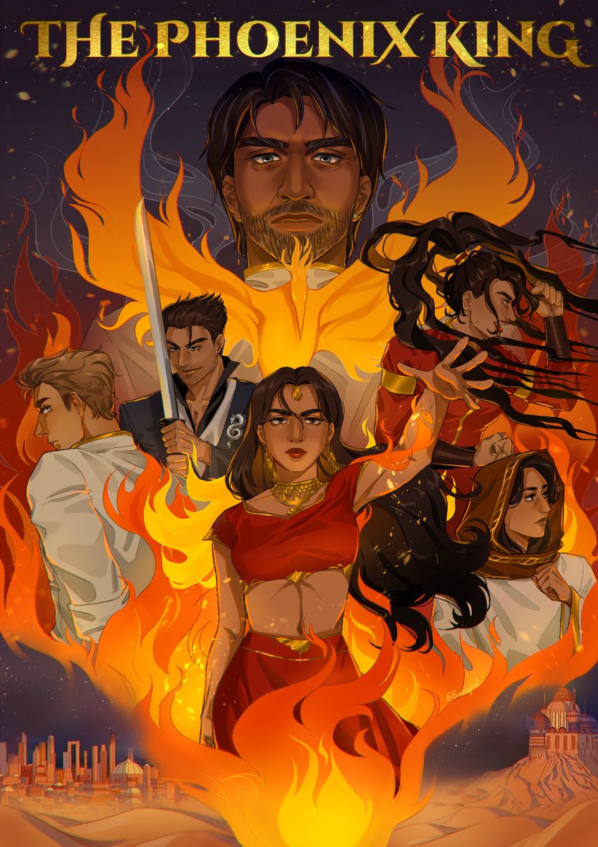 "I wanted my POC characters to be ruthless and angry and vindictive. I wanted them to be selfish and loving and kind. I wanted them, simply, to be human and let the reader judge their actions."

THE PHOENIX KING drops in 2 days: bit.ly/3inysqb