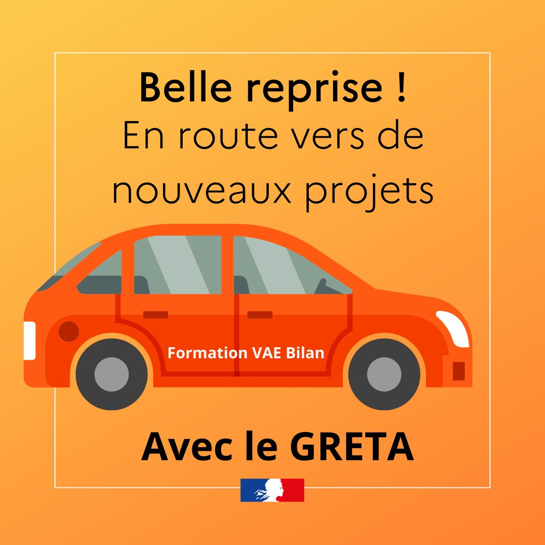 ‼️[#FormezVousAdemain]‼️
🟠#BonneRentrée🟠
Belle reprise à tous !

Vous souhaitez faire :
🎯 1 formation : pulse.ly/8lksiqjnbc
🎯 1 Bilan : pulse.ly/4g0r4+
🎯 1 VAE : pulse.ly/4g0r4+
📢 candidatures@greta-essonne.fr

#greta #formation #vae #bilandecompetences