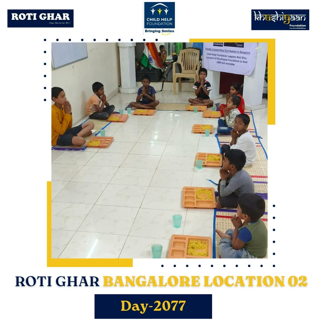 RotiGharIndia's tweet photo. Date : 22-08-2023
Location :
Delhi
Valsad
Bangalore
Odisha
Roti Ghar : Day 2077
"The highest of distinctions is service to others"
Be kind to everyone and spread happiness across!
.
#upliftingsociety #helpingothers #feedingkids #hungerfree
#Hungerfreeindia #Kidsofrotighar https://t.co/ViMkQfaisA