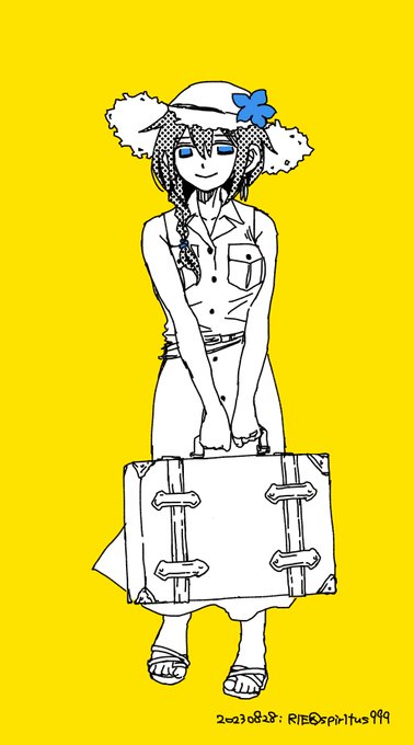 「braid suitcase」 illustration images(Latest)