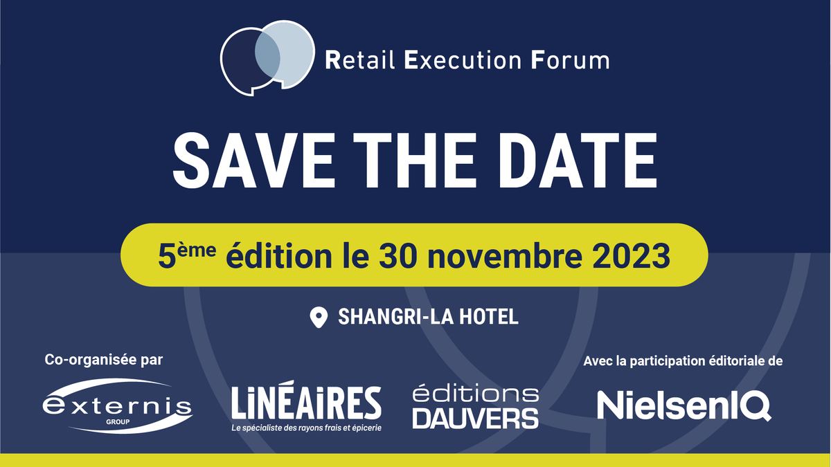 Rendez-vous le 30 novembre pour la 5ème édition du Retail Execution Forum - R.E.F. !
#retail #event