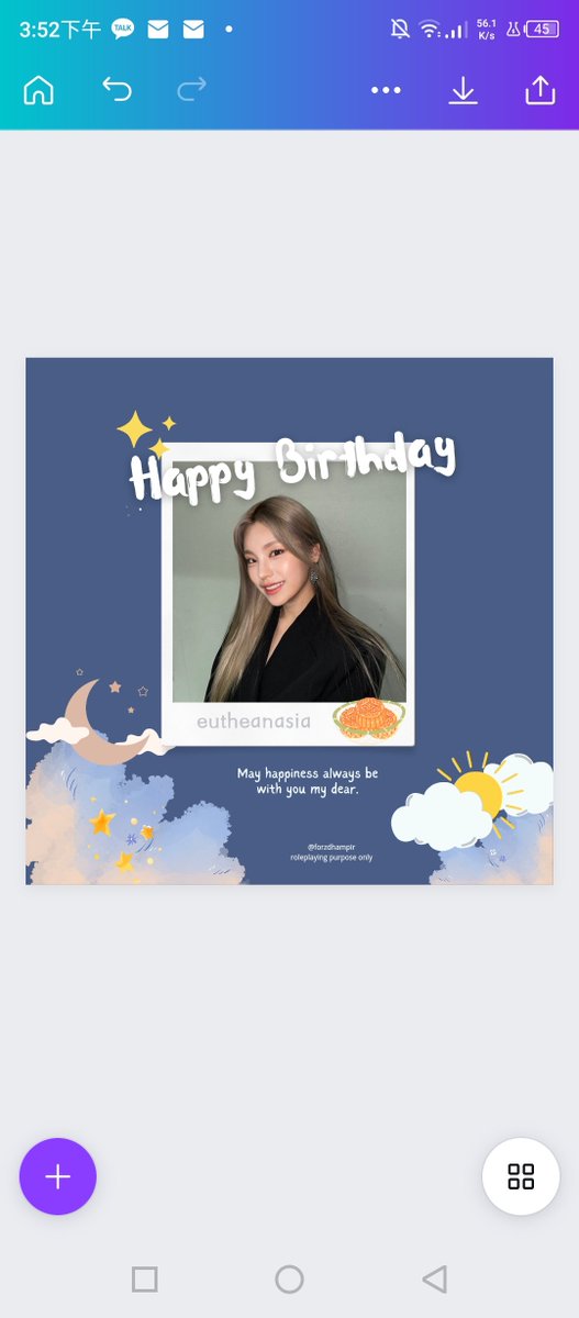 forzdhampir's tweet photo. ⠀
🎂📷

Happy birthday to our amazing Senior, @eutheanasia!

Birthdays are a new start, a fresh beginning and a time to pursue new endeavors with new goals. Move forward with confidence and courage. You are a very special person. May today and all of your days be amazing!
⠀ https://t.co/CcPHi7vRRK