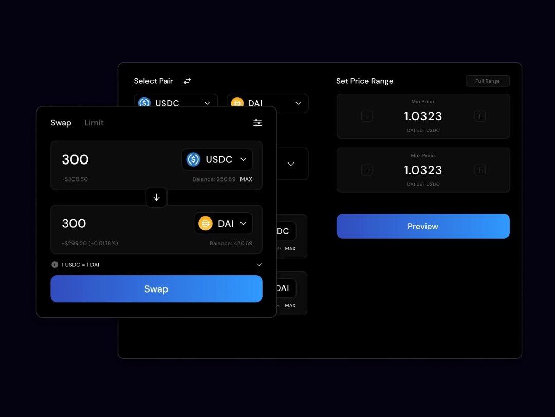 aiexama's tweet photo. #poolsharks is a directional AMM where users can profit from volatility with less maintenance.
Traders can now be LPs too. #iweb3 https://t.co/dK2Btm5z3q