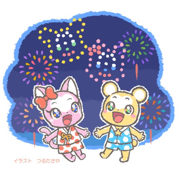 「aerial fireworks bow」 illustration images(Latest)