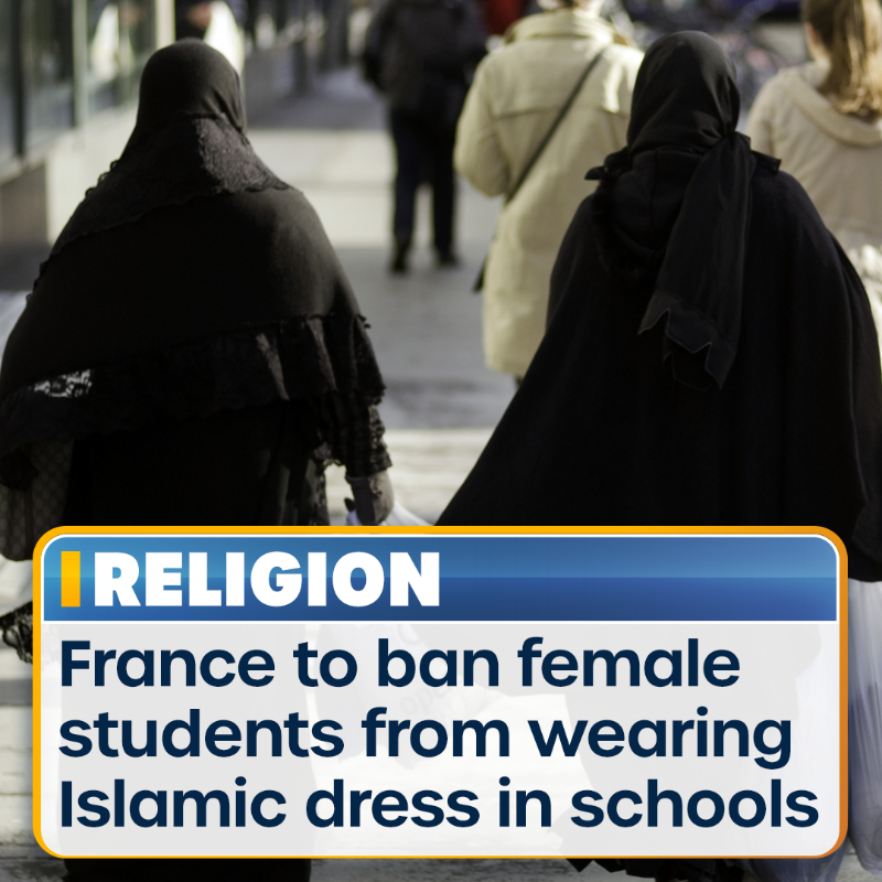 TalkTV's tweet photo. Should the UK ban certain religious clothing? If so, what?