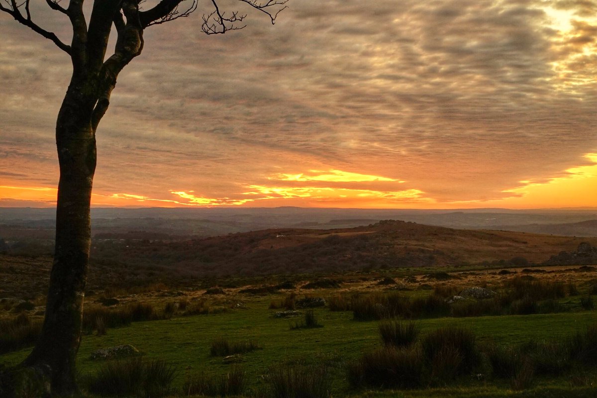 Sunset at Fourwinds, #Dartmoor #Devon #wexmondays